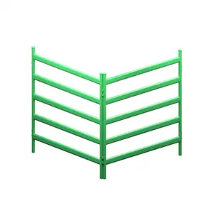Galvanizli avustralya çiftlik hayvan hayvancılık çit at çiftlik çiti galvanizli taşınabilir sığır Metal çit Corral panelleri