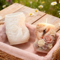 UNIMOULD Schwanenmädchen 3D-Aromatherapie-Kerzenform aus Silikon DIY Dekoration Sammlerstück Duftkerzen Luxus für Zuhause
