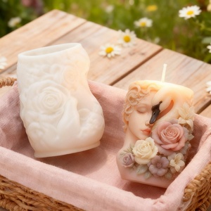 Molde de Silicona para Velas Aromáticas TangChu Swan Girl, para Velas Perfumadas de Colección, Decoración de Hogar de Lujo y Exhibición Artística - Product Image 4