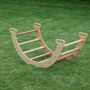 LM KIDS Haute qualité Montessori Escalade <span class=keywords><strong>Bois</strong></span> Bébé Gym Pickler pliable <span class=keywords><strong>Arche</strong></span> d'escalade Cadre d'escalade Picklers Slide Gym - Product Image 3