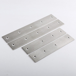 JINNATE Stainless Steel Connecting Plates 300 Series Polished With Holes For Panel Connection - Product Image 3