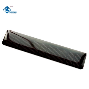Mini panneaux solaires 5,5 V avec adhésif époxy 0,3 W, personnalisables, couleur ambre, ZW-9820, portables - Product Image 6