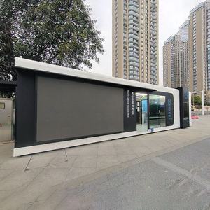 Mini Estación Móvil en Contenedor, Estación de Bienestar Público Wenlv, Estación de Servicios para la Ciudad de la Ciencia y la Tecnología - Product Image 1