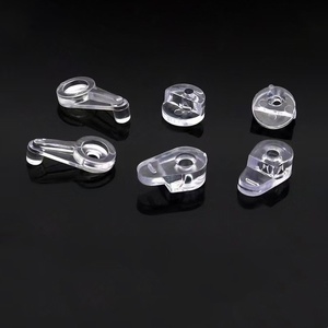 Transparent <b>Plastic</b> Door Glass <b>Mirror</b> Fixing Clips Modern Simple Design Easy Installation for Cabinets Connectors Shelf Supports - Product Image 1