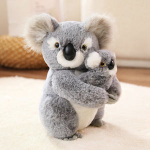Série Mère-Bébé <span class=keywords><strong>Koala</strong></span>, jouet en peluche doux, peluche super douce, rembourrage en coton PP, couverture personnalisée pour enfants - Product Image 1