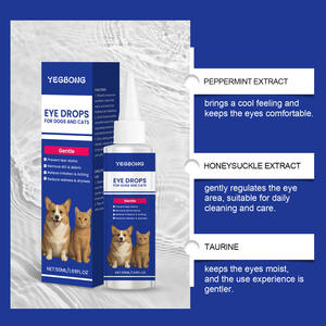 Dissolvant de taches oculaires pour animaux de compagnie gouttes chien chat élimine les larmes nettoyant lavage soulage l'irritation - Product Image 3