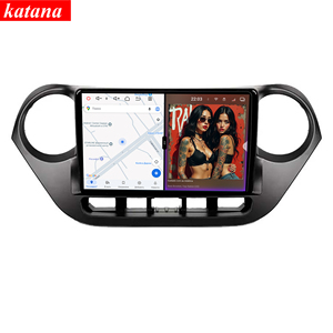 Radio para Auto Hyundai <span class=keywords><strong>I10</strong></span> <span class=keywords><strong>2013</strong></span>-2016, Serie Katana, 120W X 6CH, 8+256GB, Android 14, Reproductor de DVD, Navegación, Multimedia - Product Image 1