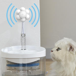 Fontaine à eau intelligente pour animaux de compagnie, distributeur automatique rond pour chiens et chats, écologique avec capteur infrarouge - Product Image 2