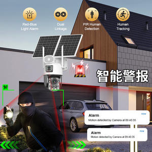 Cámara CCTV Exterior Solar AOV de 25W Inalámbrica a Todo Color con Visión Nocturna, Alarma PIR e Intercomunicador de Voz - Product Image 1