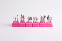 Kit de forets céramiques multifonctionnels – Pièces professionnelles portables pour ponceuse à ongles, pour le ponçage des capsules d'ongles en acrylique et le nettoyage des cuticules