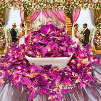 Petits pétales de rose séchés de Chine : Thé sain et savoureux pour boissons ou confettis de mariage