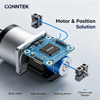 CONNTEK KTH7801 Encoder Magnetik Hall Non-kontak 16-bit yang Dapat Diprogram, Output ABZ PWM, Presisi Tinggi, Latensi Ultra-rendah untuk