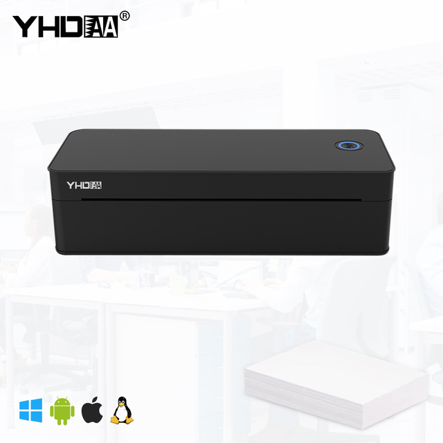 Portable Mini Document Printer USB Bluetooth Wireless Document Printer Support OEM A4 Thermal Receipt Printer