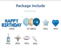 Décorations de fête d'anniversaire - Scènes pour garçons et filles, ballons de fond, accessoires et décorations pour une ambiance de 18 ans