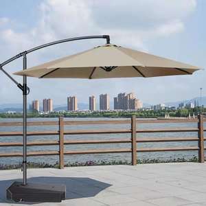 <span class=keywords><strong>Parasol</strong></span> déporté <span class=keywords><strong>Parasol</strong></span> tout aluminium <span class=keywords><strong>Parasol</strong></span> banane Patio Mobilier d'extérieur Parapluie moderne <span class=keywords><strong>Parasol</strong></span> de jardin Poteau en aluminium Plage - Product Image 5
