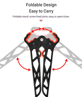 Support de sol pliable en caoutchouc de silicone pour arc à huit caractères avec poulie composée, accessoires de compétition de tir