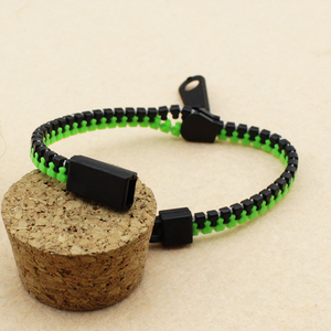 สร้อยข้อมือซิปยางสุดเท่พร้อมตะขอโลหะเครื่องประดับ - Product Image 5