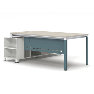 Meubles de bureau modulaires, poste de travail informatique pour 6 personnes, bureau en cubicle avec matériaux en bois et MDF pour usage professionnel - Product Image 5