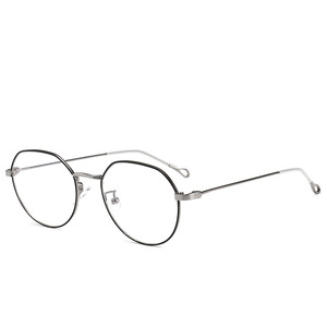 Precio de fábrica de alta calidad "Voguish" Retro Unisex Metal óptico lente azul <span class=keywords><strong>gafas</strong></span> - Product Image 2
