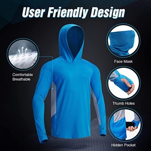 Camiseta de Pesca Personalizada Sublimada de Spandex y Poliéster Transpirable para Hombre, Camiseta de Pesca con Protección UV para Niños, Camisetas de Pesca Ligeras - Product Image 5