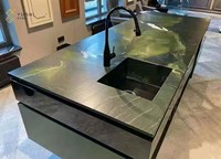 YUSHI Vente en gros de dalles de quartzite de luxe de haute qualité, quartzite brésilien Avocatus, 100% quartzite naturel pour villa, hôtel, salle à manger, cuisine