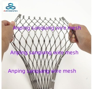 Linh hoạt SS304 dây thép không gỉ Dây lưới được sử dụng trong vườn thú hàng rào chim hàng rào - Product Image 3