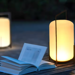 Lampada da Tavolo LED Portatile IP65 a Energia Solare, Lanterna Impermeabile per <span class=keywords><strong>Esterni</strong></span>, Patio, Giardino, Campeggio, Cene all'Aperto - Product Image 5