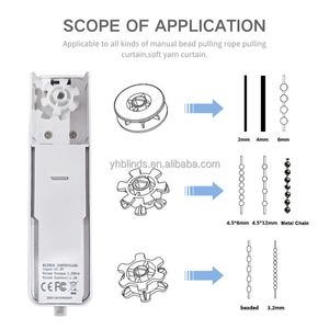 Zigbee Rèm điều khiển cơ giới Rèm ổ đĩa động cơ thông minh chuỗi Con lăn app điều khiển từ xa Bóng râm hẹn giờ lịch trình - Product Image 3