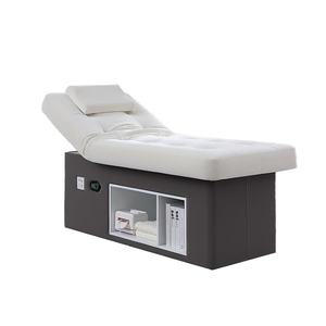 Thẩm mỹ viện thẩm mỹ đồ nội thất vàng cơ sở đường cong mặt giường điện mỹ phẩm giường lông mi sang trọng spa massage bảng Lash giường - Product Image 6