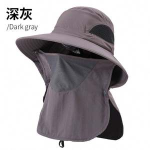 Chapeaux de pêcheurs et de safari pour hommes, imperméables, respirants, avec protection solaire, pour l'extérieur, décontractés, pour le cyclisme quotidien, vente en gros - Product Image 5