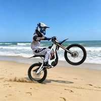 Moto électrique de course professionnelle Surron Light Bee X 72V 2026, version améliorée de luxe avec amortisseur hydraulique stable