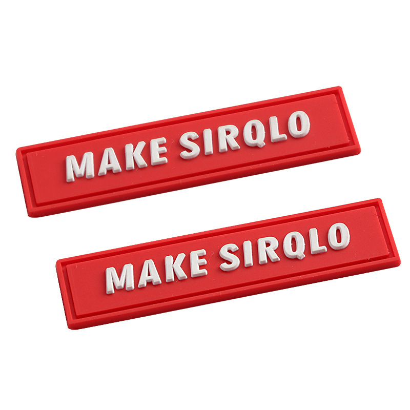 Customize 3D Silicone Patch, Garment Label, Apparel Accessories, Clothing Label Tag, Pvc Patch, Rubber Badge