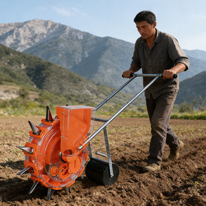 Sembradora Manual Multifuncional <span class=keywords><strong>de</strong></span> Empuje con Boquilla Ajustable <span class=keywords><strong>de</strong></span> 1-12 Semillas para Maíz, Soja y Cacahuete - Product Image 2