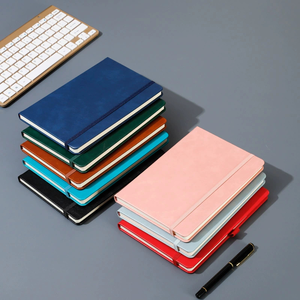 Wholesale <b>A5</b> Spiral Imitation Leather Strap Elastic Band PU Office <b>Notebook</b> Printed Logo Light Luxury Gift - Product Image 1