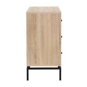 Commode <span class=keywords><strong>en</strong></span> <span class=keywords><strong>bois</strong></span> à 3 tiroirs pour chambre à coucher et salon Mobilier polyvalent pour la maison ou l'hôtel - Product Image 3