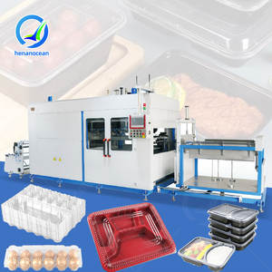 Máquina para Fabricar Moldes de Plástico para Contenedores de Alimentos Industriales OCEAN, Máquina Termoformadora Pequeña para Almacenamiento - Product Image 1