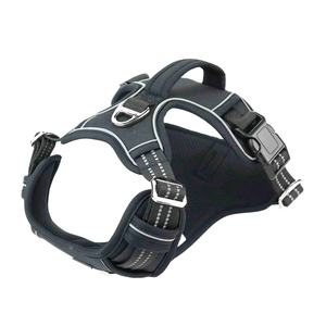 調節可能な引き無し反射パッド入りクイックリリース犬用ベストハーネスソフト垂直ハンドルポリエステル - Product Image 1