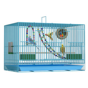 <span class=keywords><strong>Cage</strong></span> à oiseaux en fer domestique à motif solide pour l'élevage de pigeons et de perroquets Toilette en maille métallique empilée avec boîte <span class=keywords><strong>Cage</strong></span> emballée - Product Image 1