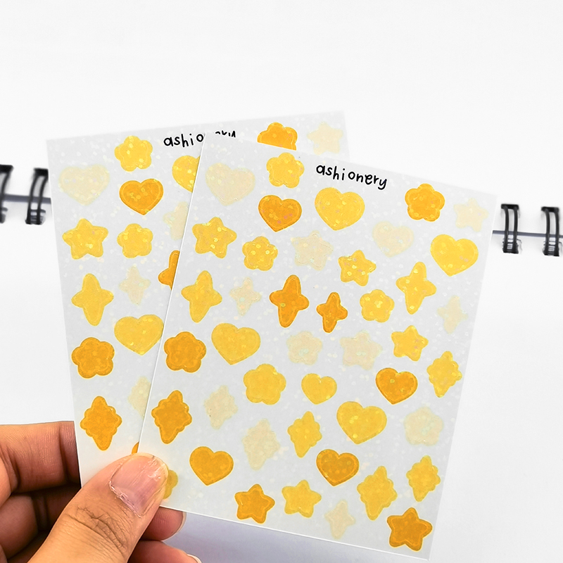 Feuille d'autocollant impression personnalisée