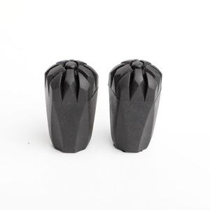 Protector universal para punta de bastón de trekking, de goma, antideslizante, redondo, resistente al desgaste, protector contra nieve y barro, 11 mm de diámetro interior - Product Image 5