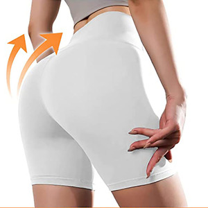 Shorts cyclistes léopard pour femme, contrôle du ventre, sans couture, séchage rapide, Spandex Polyester, vêtements de sport - Product Image 3