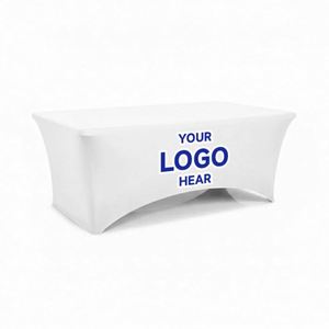 Heat-Transfer Printed Full-Color Advertising Traditional Style Polyester Anti-Wrinkle Stretch Tablecloths for Outdoor - Product Image 2