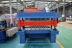 이중층 타일 프레스 PLC 제어 모터 펌프 높은 생산성 3000kg 1250mm 급지 폭 0.3-0.8mm 롤링 두께 - Product Image 3