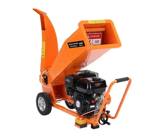 Great bull Wood Chipper Shredder mit CE-Zertifikat Benzinmotor Garden Shredder