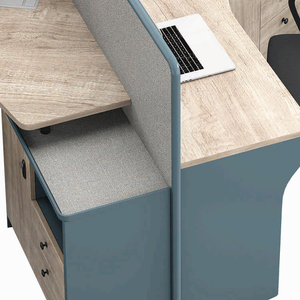 Muebles de oficina modulares modernos de fábrica, estación de trabajo para juegos, mesa, computadora, estación de trabajo de escritorio, Partición de estación de trabajo - Product Image 6