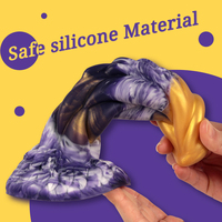 Dildo à ventouse fantaisie en silicone, pointe conique, tige filetée, mains libres, étanche, 400g, jouet pour adultes, pour BDSM, bondage, jouet sexuel