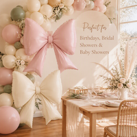 Ballon Nœud Papillon Mat Métallique de 38 Pouces Couleur Personnalisée pour Décoration de Fête, Toile de Fond Photo, Mariage et Événements de la Saint-Valentin