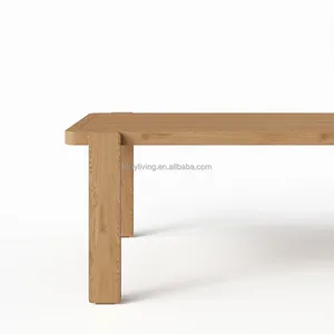 FERLY Nuevo diseño Popular de lujo al aire libre mesa de comedor de madera y silla Conjunto de muebles