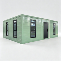 Maison préfabriquée étanche de 20 pieds ou 40 pieds, portable, avec 2, 3 ou 4 chambres, extensible, en conteneur, pour l'extérieur