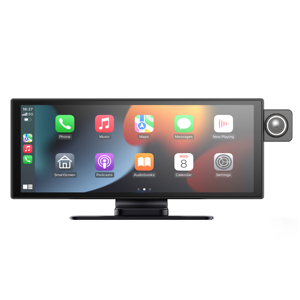 Écran CarPlay 12,3 pouces <span class=keywords><strong>pour</strong></span> voiture, écran tactile HD CarPlay et Android Auto avec caméra embarquée 4K/caméra arrière 1080P/navigation/BT/Siri/FM/mirroring - Product Image 2